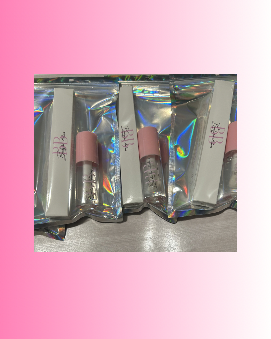 Clear gloss and brown lip liner (set)