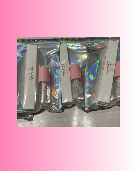 Clear gloss and brown lip liner (set)